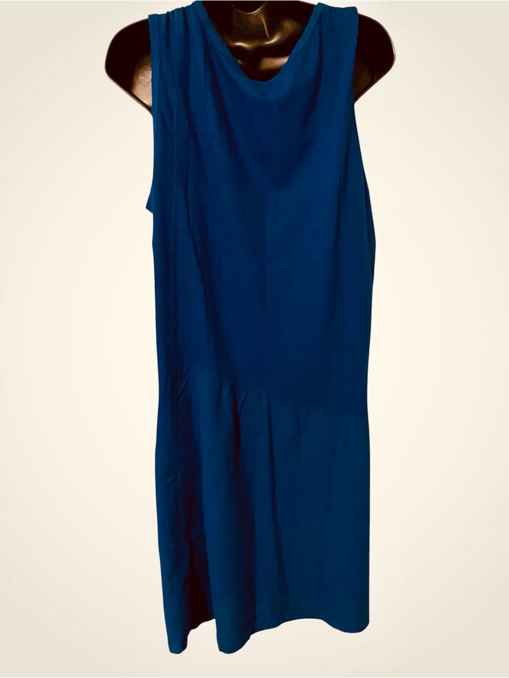 Anthropologie | Anthropologie Amadi Sleeveless Scoop Neck Blue Swing Dress NWT L - Picture 4 of 6